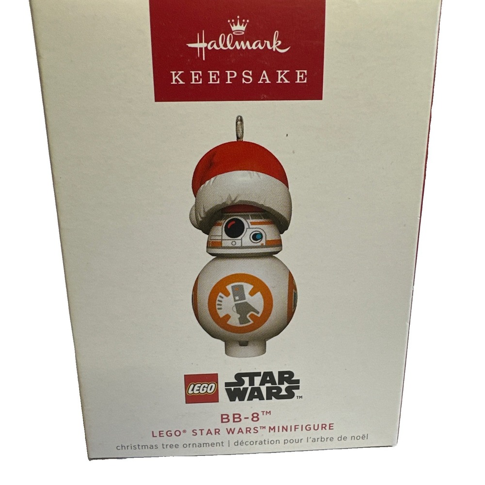STAR WARS 2022 Hallmark Keepsake Ornament BB-8 LEGO MiniFigure New In Box